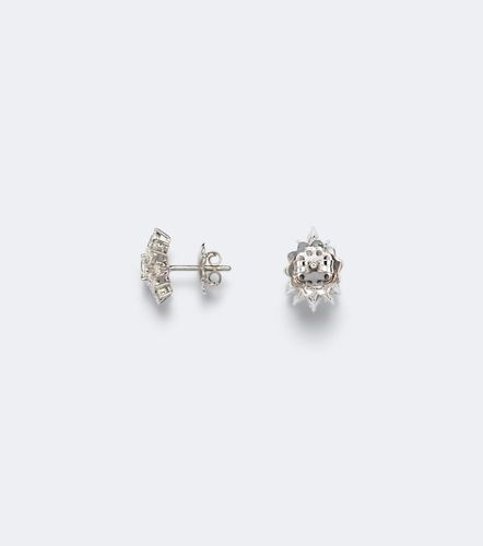 Boucles d'oreilles Y-not en or blanc 18 ct et diamants - Yeprem - Modalova