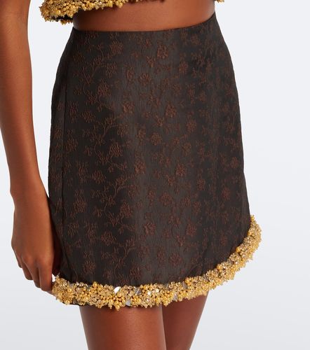 Mini-jupe Idina en jacquard à ornements - Simkhai - Modalova