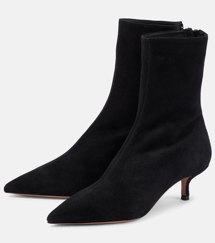 Bottines Montmartre 50 en daim - Aquazzura - Modalova