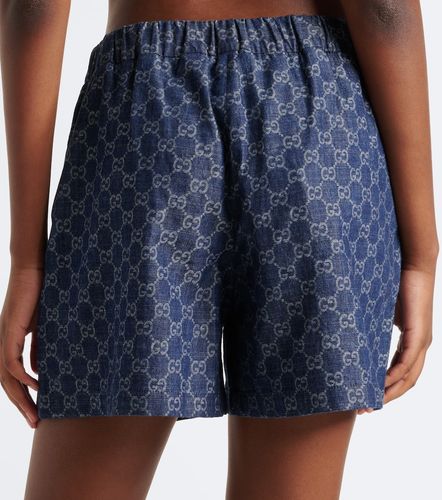 Gucci Short en denim GG - Gucci - Modalova