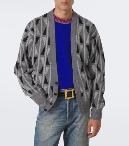 Cardigan en laine et cachemire - Versace - Modalova