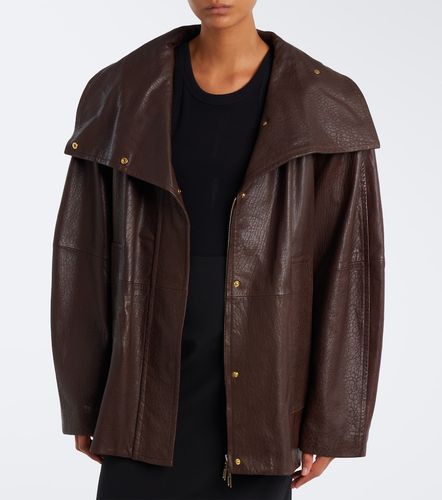 Sportmax Veste en cuir à ceinture - Sportmax - Modalova