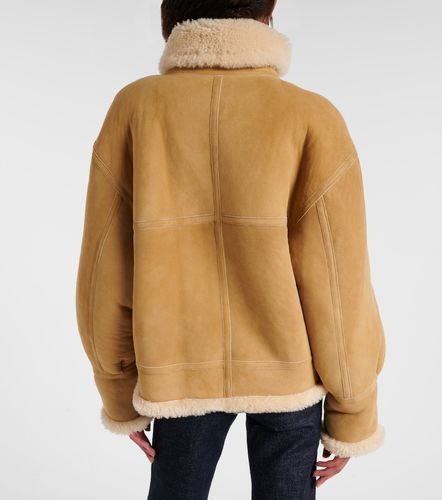 Veste Portia en daim et shearling - Nour Hammour - Modalova