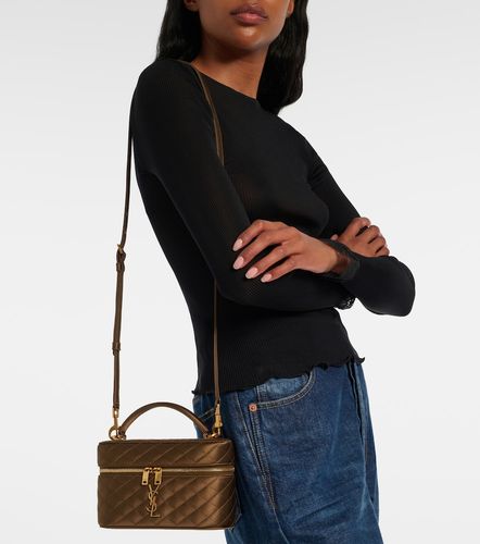 Sac vanity Gaby Mini en satin matelassé - Saint Laurent - Modalova
