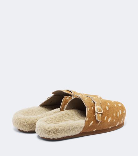 Mules Vasilitsa en cuir façon poulain - Ancient Greek Sandals - Modalova