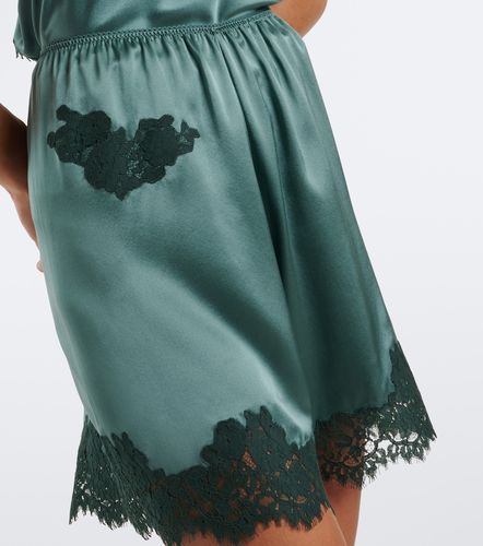 Dôen Short Irsa en satin de soie à dentelle - Doen - Modalova