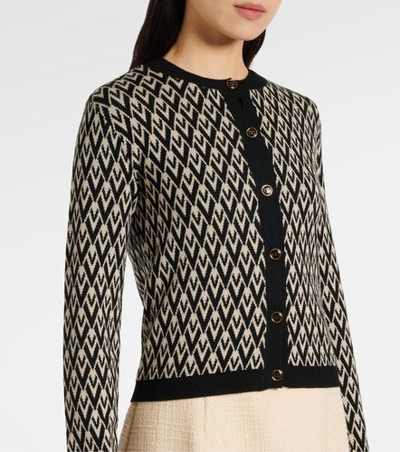 Cardigan Monogram en laine vierge - Valentino Garavani - Modalova
