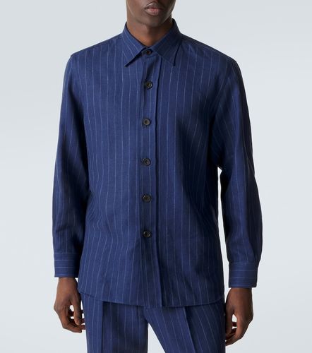 Chemise Slash en lin et laine mélangés - Rubinacci - Modalova