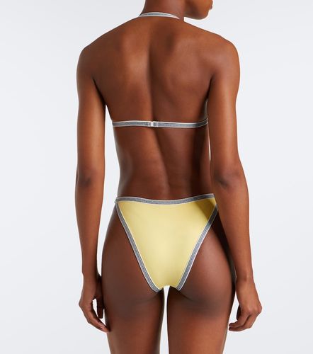 Culotte de bikini à broderies Greca - Versace - Modalova