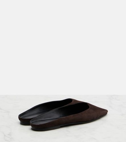 The Row Mules June en daim - The Row - Modalova