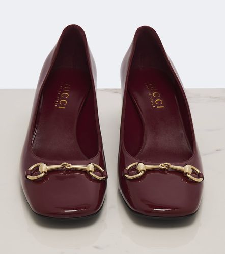 Escarpins Signora Horsebit en cuir - Gucci - Modalova