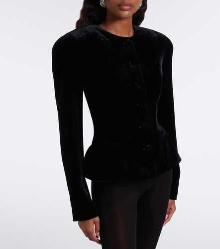 Blazer péplum en velours - Magda Butrym - Modalova