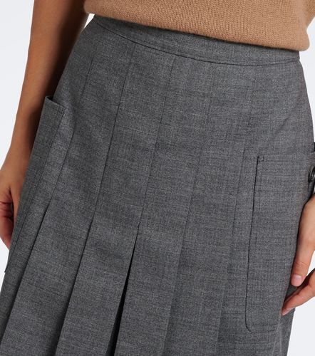 Prada Jupe midi en laine vierge - Prada - Modalova