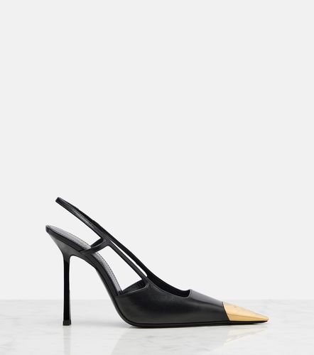 Escarpins slingback Jeanne 110 en cuir - Saint Laurent - Modalova