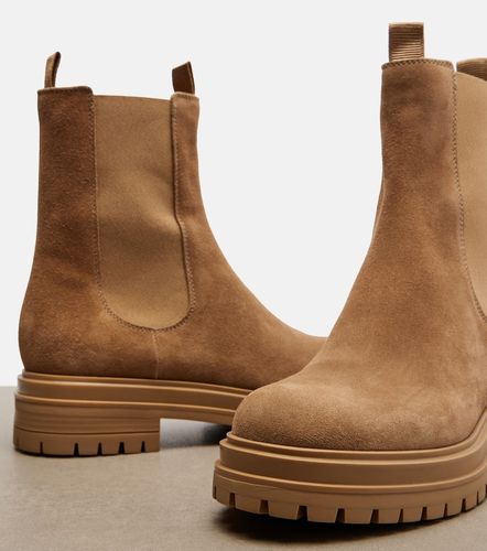 Bottines Chelsea Chester en daim - Gianvito Rossi - Modalova