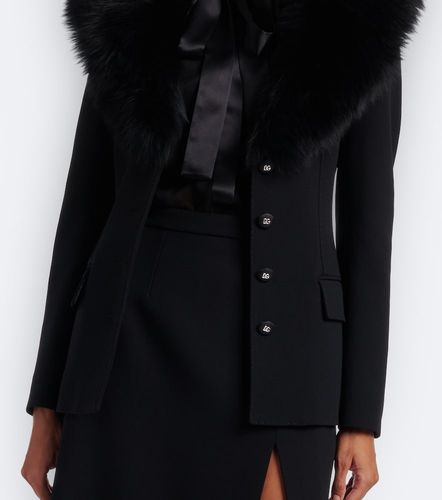 Veste DG en laine mélangée - Dolce&Gabbana - Modalova