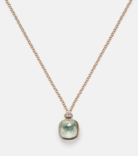 Collier Nudo en or rose 18 ct, prasiolite et diamants - Pomellato - Modalova