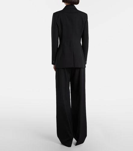 Pantalon droit à taille haute en laine - Gucci - Modalova