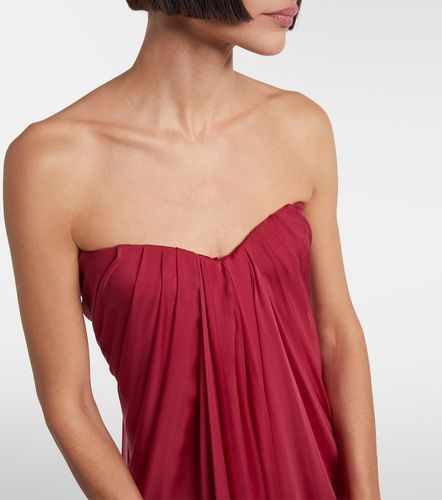 McQueen Robe longue en soie - McQueen - Modalova