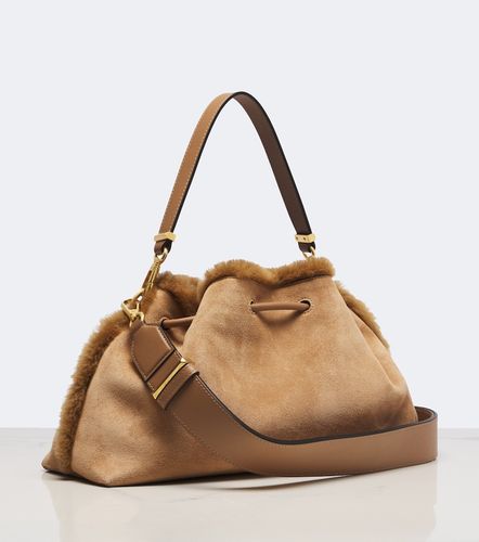 Sac porté épaule Cinch Medium en daim - Jimmy Choo - Modalova