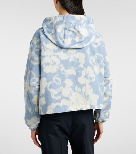 Veste Noisetier à capuche et fleurs - Moncler - Modalova