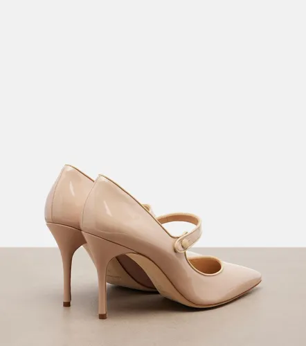 Escarpins Mary Jane Campari en cuir verni - Manolo Blahnik - Modalova