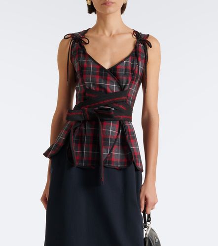 Top Roxy en laine à motif tartan - Vivienne Westwood - Modalova