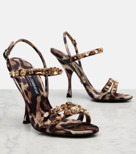 Sandales Keira 2.0 105 en satin - Dolce&Gabbana - Modalova