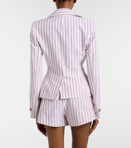 Veste péplum en coton à rayures - Vivienne Westwood - Modalova