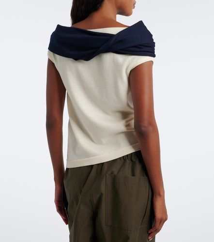 Top en laine à encolure bardot - JW Anderson - Modalova