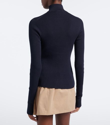 Miu Miu Pull zippé en coton - Miu Miu - Modalova