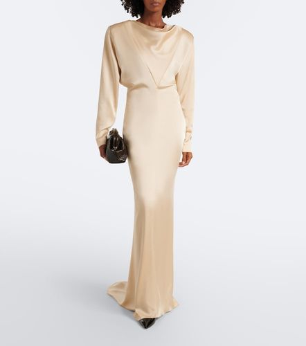 Robe longue en satin - Stella McCartney - Modalova