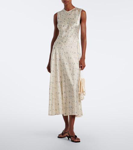 Dôen Robe midi Adelana en soie à fleurs - Doen - Modalova