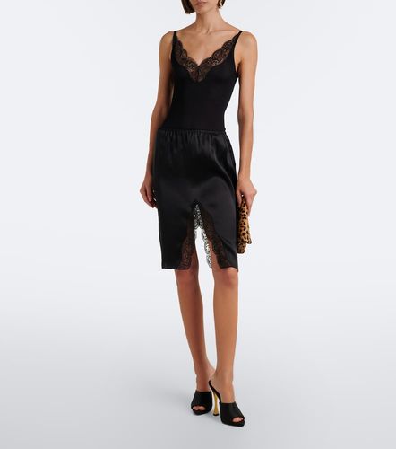 Sac Cassandre Small en cuir façon poulain - Saint Laurent - Modalova