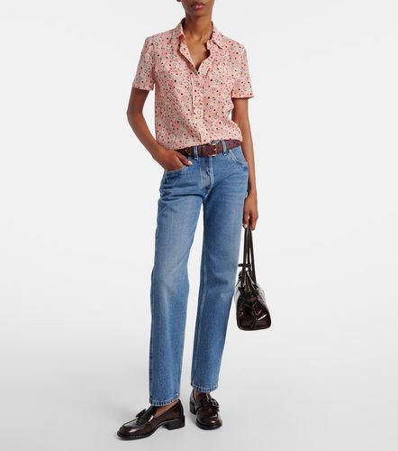 Prada Jean droit à taille basse - Prada - Modalova