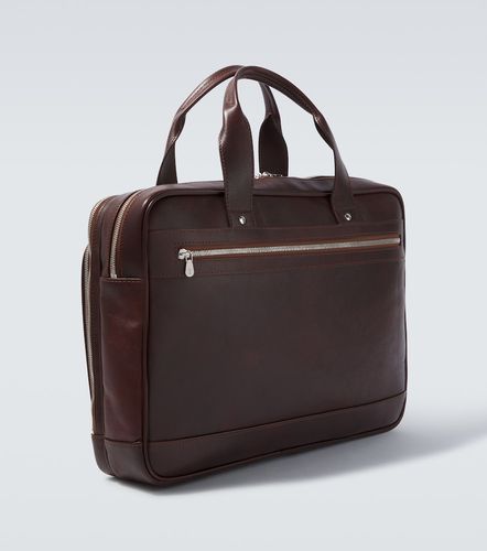 Porte-documents en cuir - Brunello Cucinelli - Modalova