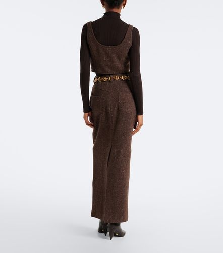 Jupe longue en laine et cachemire mélangés - Ralph Lauren Collection - Modalova