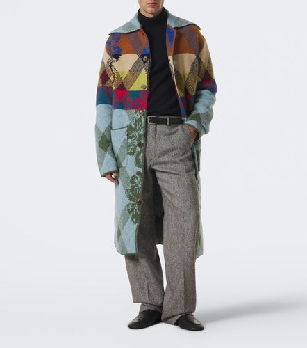 Cardigan long en laine et alpaga mélangés - Dries Van Noten - Modalova