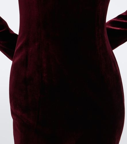 Robe longue en velours à ornements - Roland Mouret - Modalova