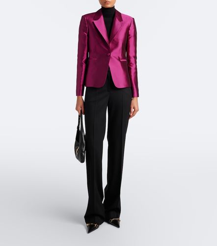 Gucci Blazer en satin de soie - Gucci - Modalova