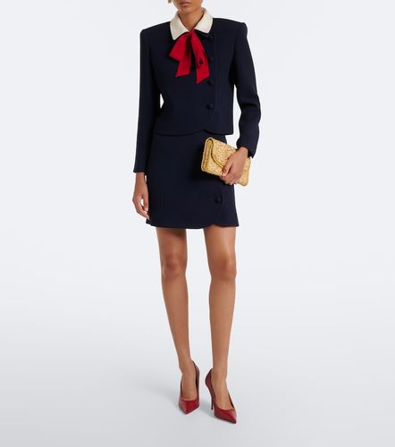 Veste en laine vierge à col noué - Valentino Garavani - Modalova