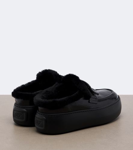Mules compensées en cuir verni - Roger Vivier - Modalova