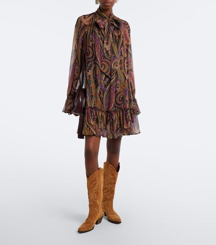 Robe en soie à motif cachemire - Etro - Modalova