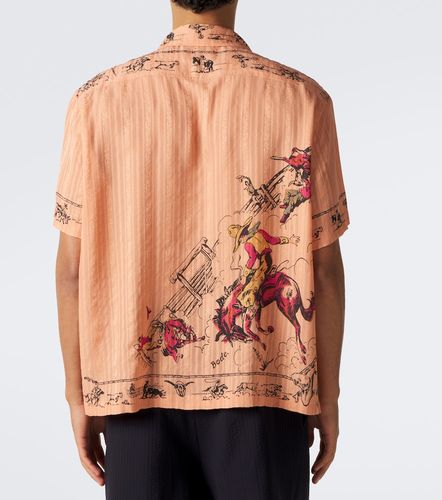 Chemise de baseball Bronco en soie - Bode - Modalova