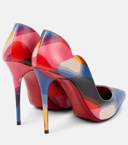 Escarpins Hot Chick 100 en cuir imprimé - Christian Louboutin - Modalova