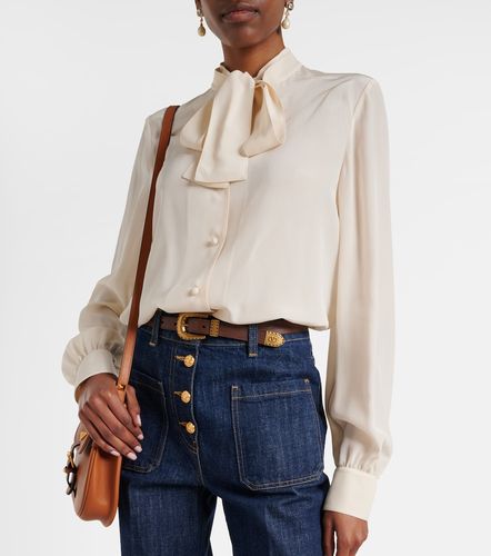 Blouse en soie à col lavallière - Valentino Garavani - Modalova