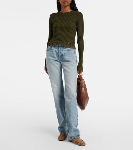 Mules Le Loafer en daim - Saint Laurent - Modalova
