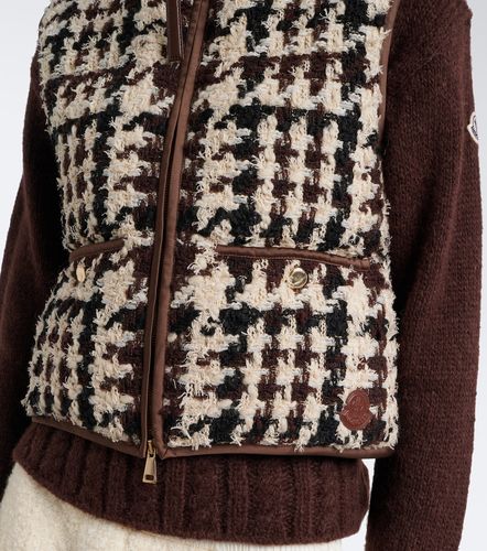Gilet en laine et coton mélangés - Moncler - Modalova