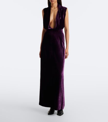 Jupe longue en velours - Maison Margiela - Modalova