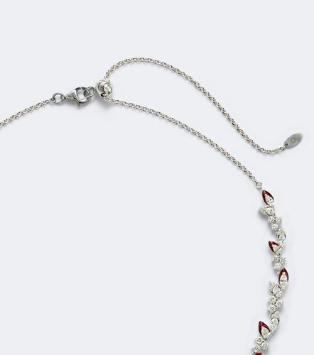 Choker Autumn en or blanc 18 ct, émail et diamants - Kamyen - Modalova